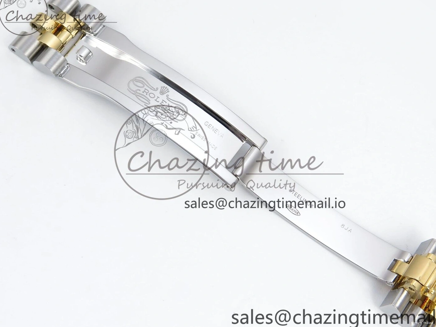 0403 StreetReady DateJust 31 278383RBR ARF 1:1 Best Edition 904L Steel Green Roman Diamonds Dial Diamonds Bezel on SS YG Jubilee Bracelet ETA 418